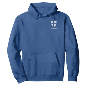 Teutonic Order Flag Cross Gott Mit Uns Hoodie Knight Insignia Arms Shield TS11 Royal Blue Print Your Wear