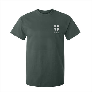 Teutonic Order Flag Cross Gott Mit Uns T Shirt For Kid Knight Insignia Arms Shield TS11 Dark Forest Green Print Your Wear