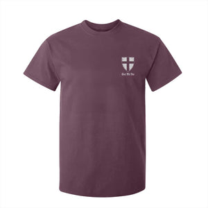 Teutonic Order Flag Cross Gott Mit Uns T Shirt For Kid Knight Insignia Arms Shield TS11 Maroon Print Your Wear