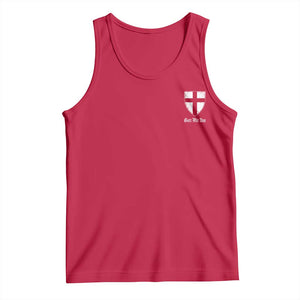 Teutonic Order Flag Cross Gott Mit Uns Tank Top Knight Insignia Arms Shield TS11 Red Print Your Wear