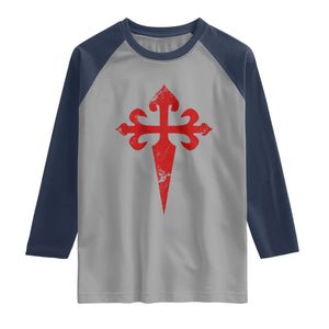 Vintage Cross of St James Order of Santiago Raglan Shirt
