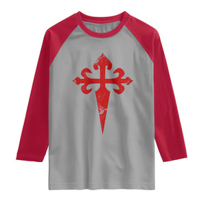 Vintage Cross of St James Order of Santiago Raglan Shirt