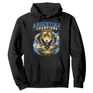 Argentina Champions 2026 Hoodie Proud Argentinian Football Fan TS11 Black Print Your Wear