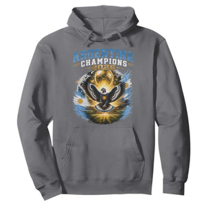 Argentina Champions 2026 Hoodie Proud Argentinian Football Fan TS11 Charcoal Print Your Wear