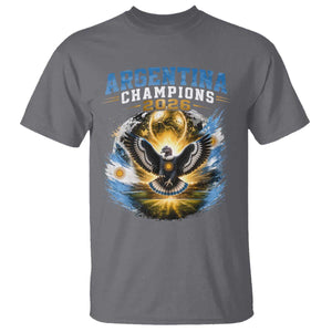 Argentina Champions 2026 T Shirt Proud Argentinian Football Fan TS11 Charcoal Print Your Wear