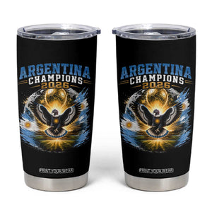 Argentina Champions 2026 Tumbler Cup Proud Argentinian Football Fan