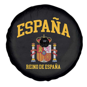 Spain Reino De Espana Spare Tire Cover Vintage Spanish Flag Coat of Arms