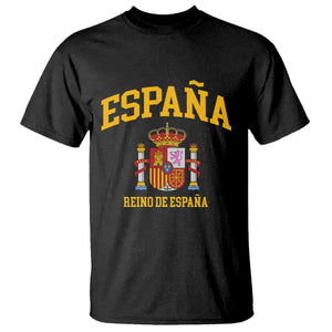 Spain Reino De Espana T Shirt Vintage Spanish Flag Coat of Arms