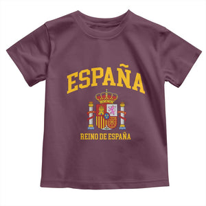 Spain Reino De Espana Toddler T Shirt Vintage Spanish Flag Coat of Arms