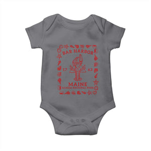 Bar Harbor Maine Lobster Acadia National Park 1763 Baby Onesie