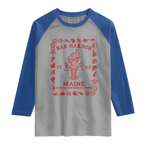 Bar Harbor Maine Lobster Acadia National Park 1763 Raglan Shirt