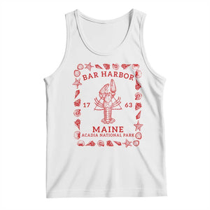Bar Harbor Maine Lobster Acadia National Park 1763 Tank Top