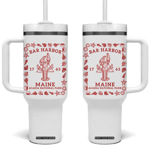 Bar Harbor Maine Lobster Acadia National Park 1763 Tumbler With Handle