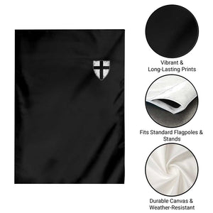 Teutonic Order Flag Cross Knight Insignia Arms Shield Garden Flag