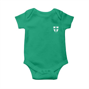 Teutonic Order Flag Cross Knight Insignia Arms Shield Baby Onesie TS11 Irish Green Print Your Wear
