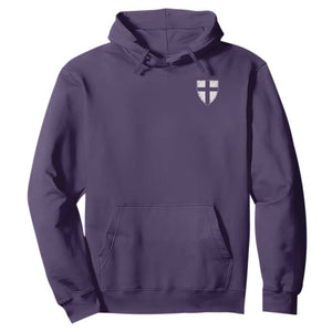 Teutonic Order Flag Cross Knight Insignia Arms Shield Hoodie TS11 Purple Print Your Wear