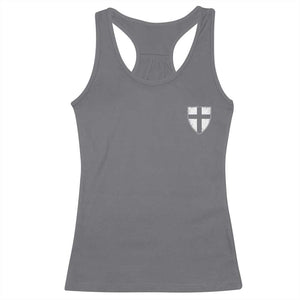 Teutonic Order Flag Cross Knight Insignia Arms Shield Racerback Tank Top TS11 Charcoal Print Your Wear