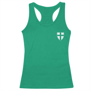 Teutonic Order Flag Cross Knight Insignia Arms Shield Racerback Tank Top TS11 Irish Green Print Your Wear
