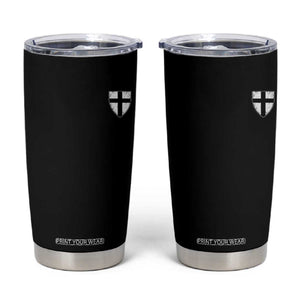 Teutonic Order Flag Cross Knight Insignia Arms Shield Tumbler Cup