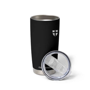 Teutonic Order Flag Cross Knight Insignia Arms Shield Tumbler Cup