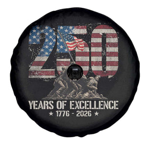 250 Years Of Excellence Spare Tire Cover 250th American Anniversary Independence Day TS11 Print Your Wear