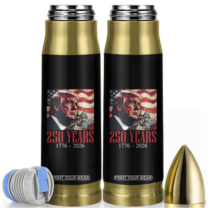 250 Years Trump Bullet Tumbler 250th American Anniversary Independence Statue Of Liberty TS11 Black Print Your Wear