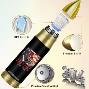 250 Years Trump Bullet Tumbler 250th American Anniversary Independence Statue Of Liberty TS11 Print Your Wear