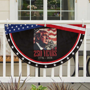 250 Years Trump Patriotic Fan Flag 250th American Anniversary Independence Statue Of Liberty