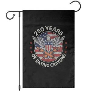 Marine Veteran 250 Years Of Eating Crayons Garden Flag American Flag TS11 Black Print Your Wear