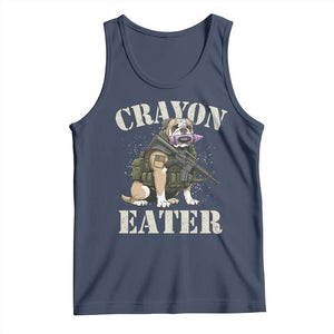 Funny Crayon Eater Tank Top Military Corps Proud Marine Soldier TS11 Navy Print Your Wear