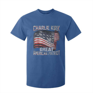 Charlie Kirk T Shirt For Kid Great American Patriot American Flag TS11 Royal Blue Print Your Wear