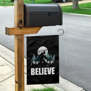 Funny Christmas Bigfoot Garden Flag Believe Santa Sasquatch Snow TS11 Print Your Wear