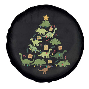Funny Christmas Dinosaur Spare Tire Cover Dino Xmas Tree Rex Paleontologist TS11 Print Your Wear