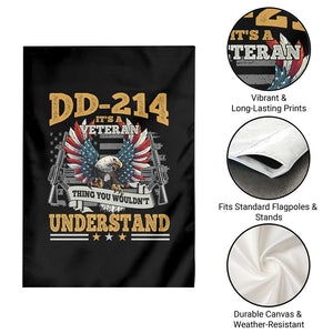 DD214 It Is A Veteran Thing You Wouldnt Understand Garden Flag US Veteran Bald Egale TS11 Print Your Wear
