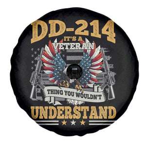 DD214 It Is A Veteran Thing You Wouldnt Understand Spare Tire Cover US Veteran Bald Egale TS11 Print Your Wear