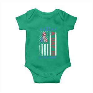 Veteran Suicide Awareness Baby Onesie 22 A Day Is 22 Too Many American Flag TS11 Irish Green Print Your Wear