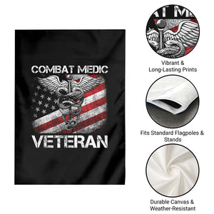 Combat Medic Veteran Garden Flag Medical Military Soldier Vintage American Flag TS11 Print Your Wear