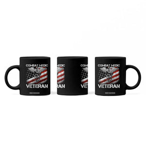 Combat Medic Veteran Coffee Mug Medical Military Soldier Vintage American Flag TS11 Print Your Wear