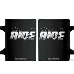 Snowmobile Ride Motor Sled Racing Winter Mountain Sports Fan Coffee Mug TS11 Black Print Your Wear