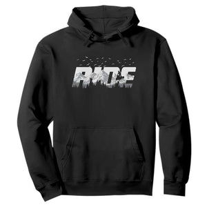 Snowmobile Ride Motor Sled Racing Winter Mountain Sports Fan Hoodie TS11 Black Print Your Wear