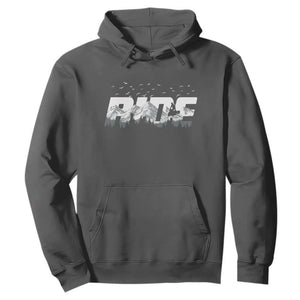 Snowmobile Ride Motor Sled Racing Winter Mountain Sports Fan Hoodie TS11 Dark Heather Print Your Wear
