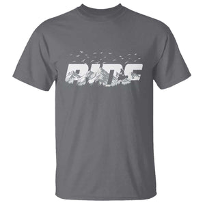 Snowmobile Ride Motor Sled Racing Winter Mountain Sports Fan T Shirt TS11 Charcoal Print Your Wear