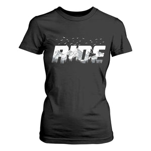 Snowmobile Ride Motor Sled Racing Winter Mountain Sports Fan T Shirt For Women TS11 Black Print Your Wear