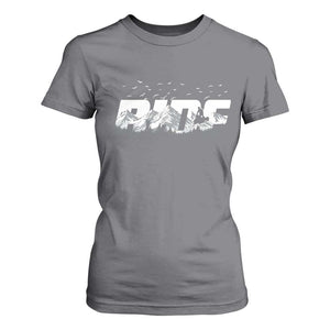 Snowmobile Ride Motor Sled Racing Winter Mountain Sports Fan T Shirt For Women TS11 Charcoal Print Your Wear