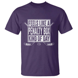 Funny Feels Like A Penalty Box Kind Of Day T Shirt Ice Hockey Lover TS11 Purple Print Your Wear