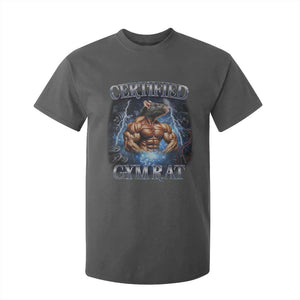 Funny Certified Gym Rat T Shirt For Kid Fitness Bodybuilding Gym Lovers Meme TS11 Dark Heather Print Your Wear