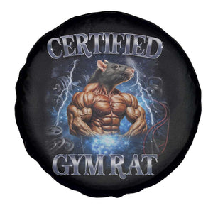 Funny Certified Gym Rat Spare Tire Cover Fitness Bodybuilding Gym Lovers Meme TS11 Print Your Wear