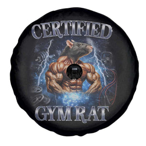 Funny Certified Gym Rat Spare Tire Cover Fitness Bodybuilding Gym Lovers Meme TS11 Print Your Wear