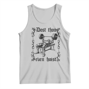 Funny Gym Meme Dost Thou Even Hoist Tank Top Medieval Knight Weight Lifting Workout TS11 Ash Print Your Wear
