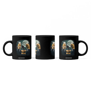 Funny Three Hamster Deadlift Gym Rat Moon Training Weightlifting Meme Coffee Mug TS11 Print Your Wear